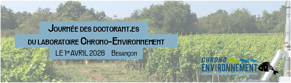 Journée des doctorants 2026 du laboratoire Chrono-environnement>